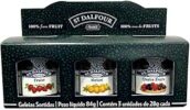 St Dalfour Kit Geleias Sortidas Quatro Frutas, Morango, Damasco, Framboesa ou Mirtilo sem Adição de Açúcar St. Dalfour 28g Cada