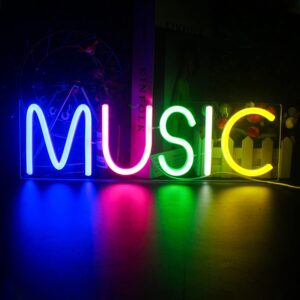 luz de neon de musica 1