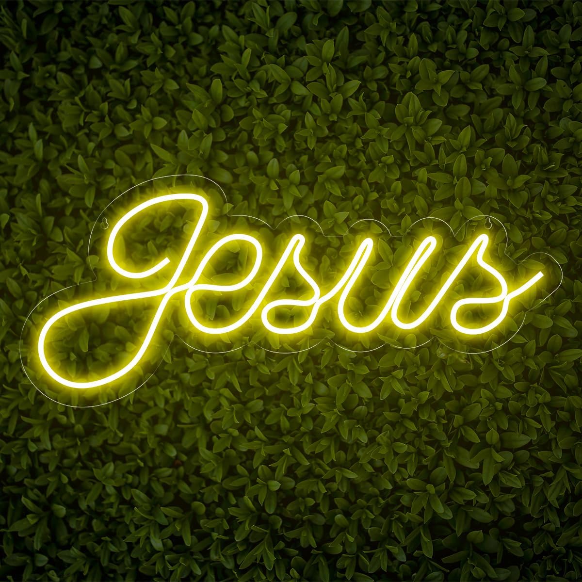 Painel Neon Led Letreiro Jesus