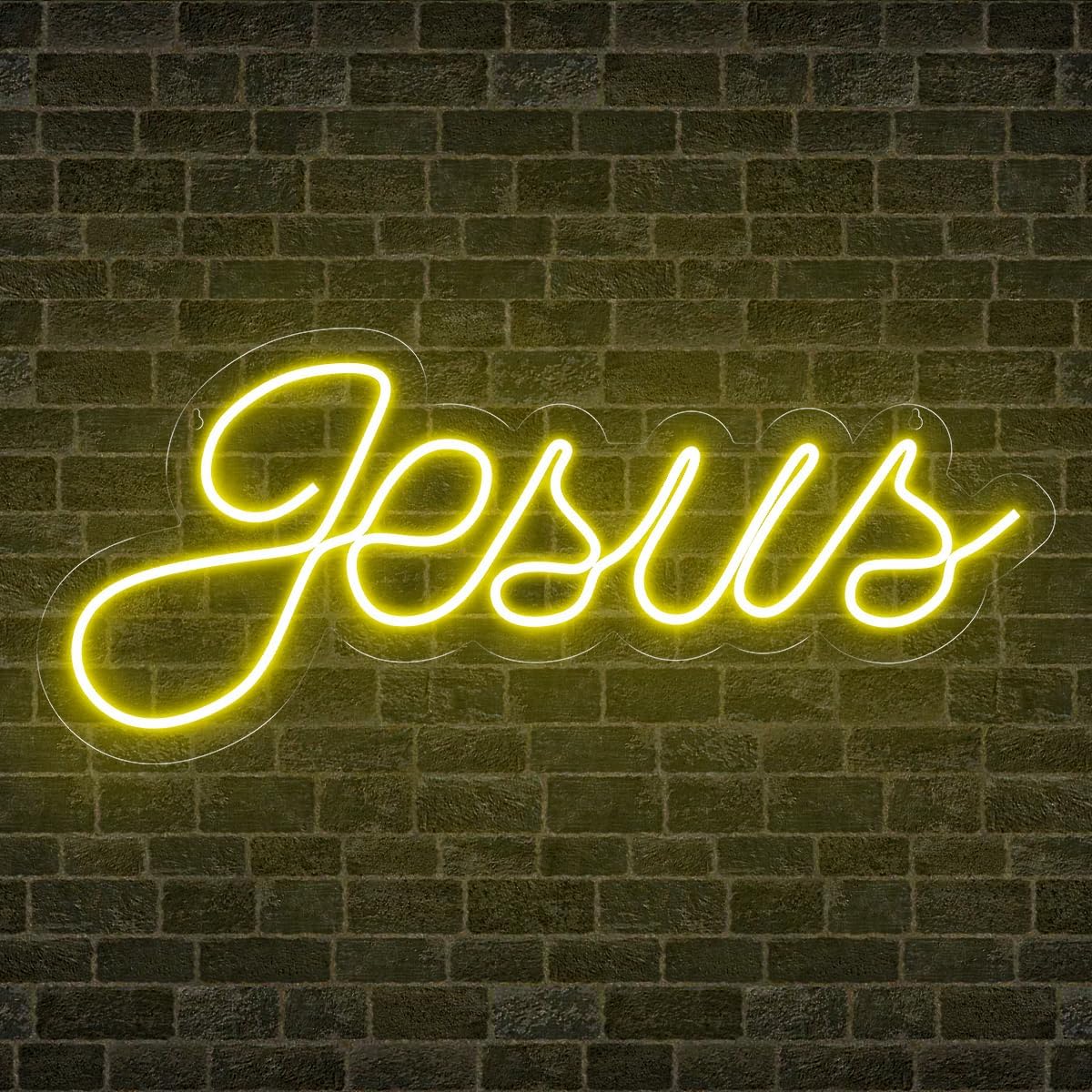 Painel Neon Led Letreiro Jesus