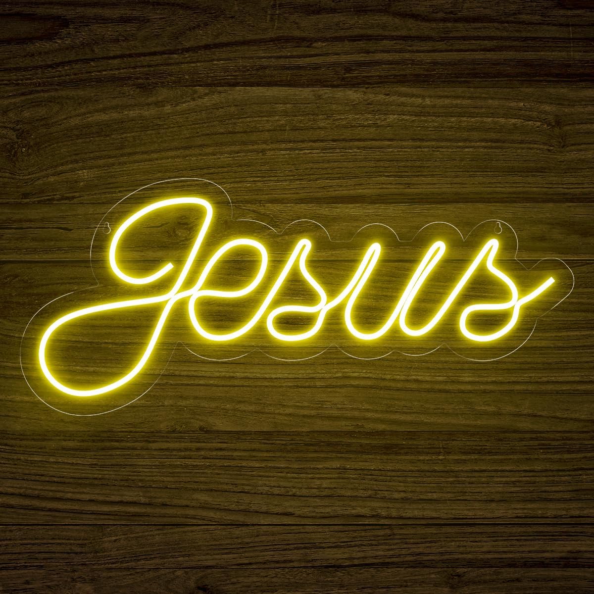 Painel Neon Led Letreiro Jesus