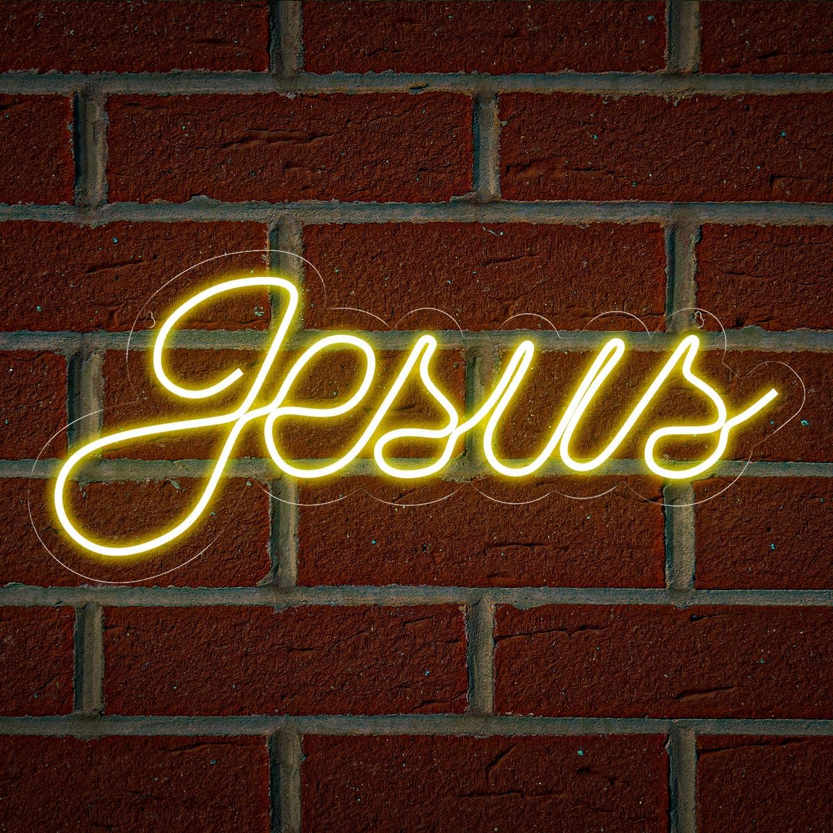 Painel Neon Led Letreiro Jesus