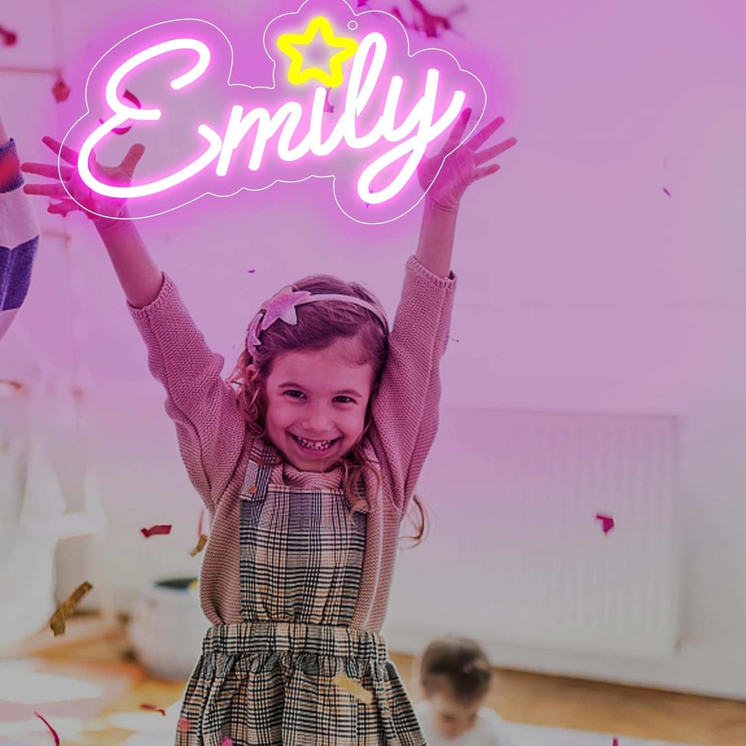 Placa de Neon com o nome Emily