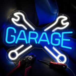 placa de neon de garagem 1