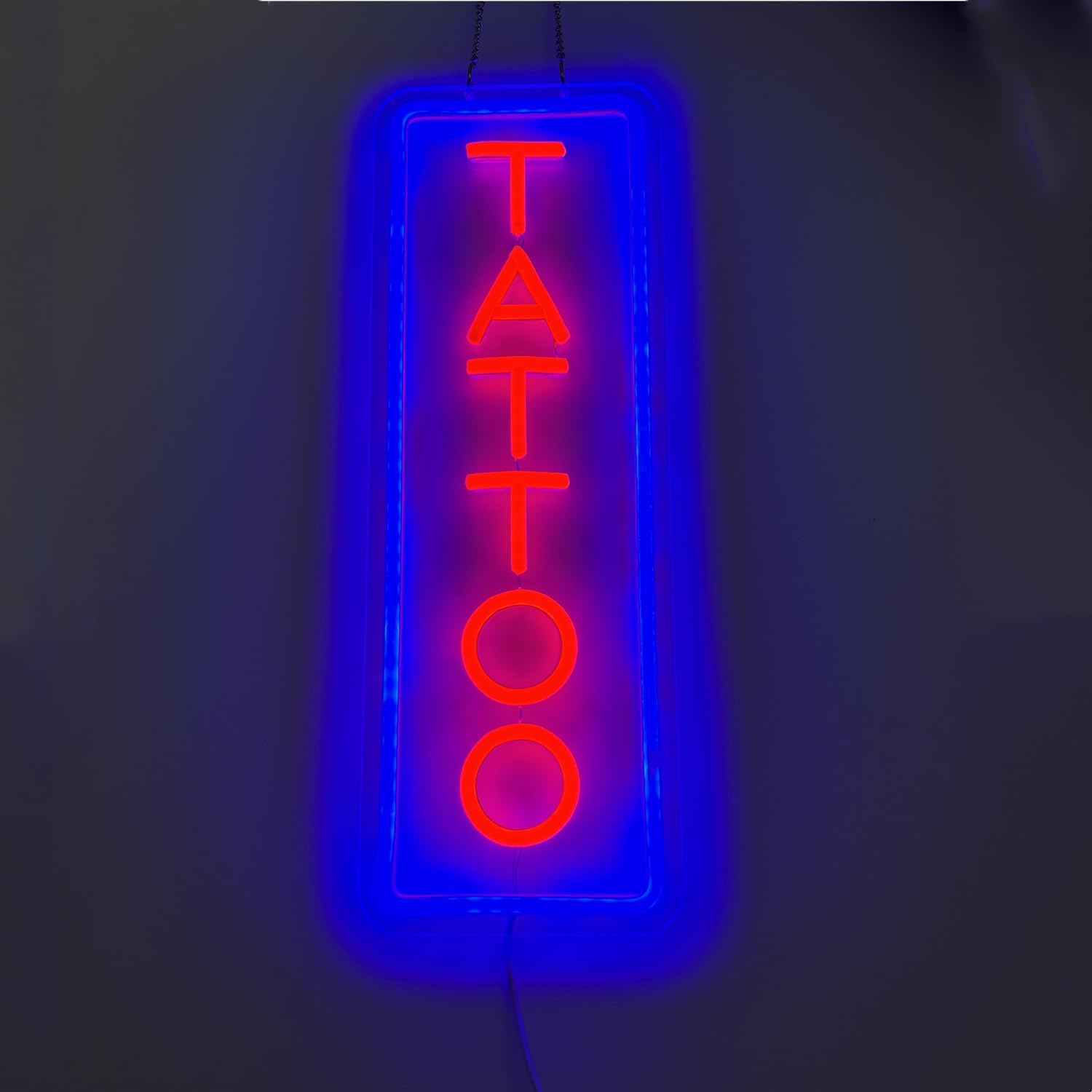 Placa de neon de tatuagem