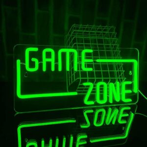 placa de neon game zone 1