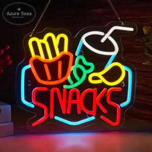 placa de neon yoruii vibrant snacks 1